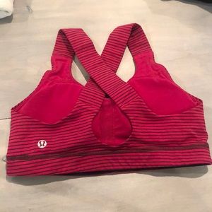 Lululemon sports bra, size 6. Worn once.